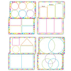 Teacher Created Resources - Tapis de tri - Ensemble de 4-Les 8 organisateurs graphiques facilitent l'apprentissage du tri, de la classification, de la catégorisation, du classement et de la comparaison grâce à l'utilisation de compteurs, d'objets manipulables ou de crayons effaçables à sec
