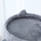 PawHut - arbre à chat 41 po avec condo, poteaux à griffer, balle suspendue - gris-Convient pour un chat de 10 lbs (4,5 kg) 