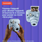 FUJIFILM - Ensemble avec appareil instantané instax mini 13 - Violet feutré-Dragonne intégrant un accessoire de réglage de l'angle pour l'appareil