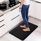Rocelco - Support de bureau réglable pour clavier assis/debout 32" avec tapis anti-fatigue - Teck-Plateau pour clavier de 21,3 pouces de largeur sur 11 pouces de profondeur