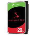Seagate - Disque dur NAS interne IronWolf Pro 7200 tr/min SATA III 3,5" - 20 To-Services gratuits de récupération de données Rescue de 3 ans pour une expérience de récupération de données sans tracas et à coût nul