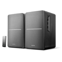 Edifier - R1280T Enceintes de bibliothèque alimentées par batterie de style technologique - Noir-Un son de qualité studio avec une unité de basses de 4" et des tweeters à dôme en soie de 13 mm fournissent le punch dont vous avez besoin pour produire un son de qualité supérieure