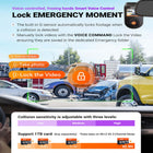 Vantrue - Caméra embarquée double S1 Pro MAX avant 4K arrière 2,5K avec carte SD 64 Go-Technologie hdr équilibrant phares lumineux et zones sombres pour maintenir détails vidéo clairs