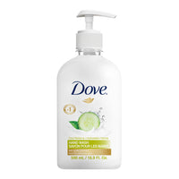 Dove - Professionnel Hydratation Fraiche  à l'essence de concombre Savon pour les Mains - 500 mL - Paquet de 24-Inspiré des anciennes traditions d'utilisation du concombre pour ses propriétés hydratantes rafraîchissantes