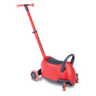 Yvolution - Yglider Luna Jouets porteurs - Rouge-Découvrez le confort et la sécurité d'un porteur robuste, doté d'un design incurvé et élégant, d'un siège ergonomique et de roulettes pivotantes. La barre parentale amovible offre un encadrement parental idéal pour accompagner les jeunes conducteurs.