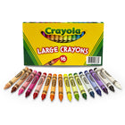 Crayola - Grands crayons de couleur - Couleurs classiques - 16/boîte - paquet de 6-COULEURS CLASSIQUES : Comprend le noir, le bleu, le bleu vert, le bleu violet, le marron, le rose œillet, le vert, l'orange, le rouge, le rouge orange, le rouge violet, le violet, le blanc, le jaune, le jaune vert et le jaune orange.
