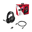 HP - Casque de jeu sans fil HP HyperX Cloud Jet - noir-Microphone à perche pivotant pour couper le son
