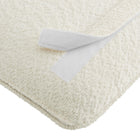 Modway - Anela Fixé au mur Chenille recouverte Tête de lit jumelée, Crème naturelle-7