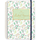 AT-A-GLANCE - Agenda scolaire hebdomadaire/mensuel heure d'or Emily Ley 2024-2025 - 5 3/8 po x 8 1/2 po - vert/rose - anglais -Couverture plastifiée durable avec un motif de fleurs sauvages. Comprend une fermeture élastique. 