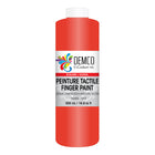DEMCO EnCouleurs Inc Peinture tactile scolaire - 500 mL - Rouge-Peinture tactile scolaire