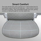 COUGAR - Stryder Chaise de bureau ergonomique avec support lombaire et accoudoirs relevables - gris-Cylindre à gaz Classe 4: Certifié TÜV pour la sécurité, la durabilité et un réglage de hauteur fluide