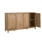 Prepac - Table console à portes 4 panneaux Yaletown 60 po avec rangement, buffet de rangement - Chêne naturel-Garantie de 5 ans: Tous les produits Prepac bénéficient de notre garantie limitée de 5 ans - Si votre produit arrive avec des pièces endommagées ou manquantes, contactez-nous pour des pièces de rechange sans frais