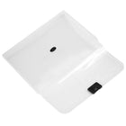 JAM Paper - Portefeuille en plastique avec fermeture à boucle centrale - 9 1/2 x 13 1/4 x 1 1/8 - Transparent-Quantité : Vendu à l'unité