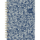 Cambridge - Agenda hebdomadaire/mensuel Block Print 2025 - 8-1/2 po H x 5 1/2 po l - Bleu - Bilingue-12 mois : janvier 2025 à décembre 2025