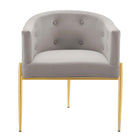 Modway - Savour Touffe Performance Velvet Chaises d’accent Ensemble de 2 - Gris clair-8