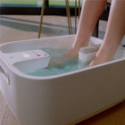 Sharper Image - Bain de pieds , spa chauffé avec rouleaux de massage et écran à DEL-5