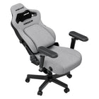 AndaSeat - Chaise de jeu Kaiser 4 XL Premium - Gris cendré-Dossier, base de siège, coussin de tête magnétique, empattement, mécanisme d'inclinaison multifonction, caches latéraux magnétiques x 2, roulettes x 5, vis M8 x 6, vis à métaux x 2, piston à gaz, manchon de piston, levier de réglage de l'inclinaison en hauteur, levier de verrouillage de l'inclinaison, capuchon de sécurité, longue clé Allen