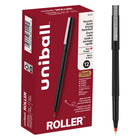 uni-ball - Stylos à bille roulante Roller - 0,5 mm - rouge  -Stylos à bille roulante