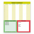 Blueline - 2024-2025 Calendrier Magnétique Fridgeplanner - 14 po x 13 1/2 po - Anglais-Contenu: un tableau de tâches, un endroit pour noter les anniversaires, un horaire hebdomadaire, une section pour les numéros de téléphone importants et un espace pour noter les contacts des médecins de la famille