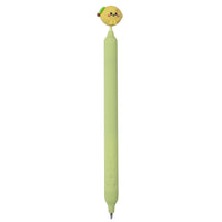 Merangue - Stylo clic fruits - 1.0 mm - Noir-Stylos à bille à pointe moyenne avec encre noire