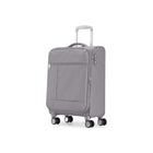Bugatti - Amsterdam Ensemble de valises souples 2 pièces - Gris-Poche zippée pratique et facile d'accès située à l'avant du bagage