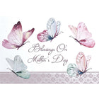 Mill Brook Studio - Cartes De Souhaits Fête des Mères / Enveloppes - 5-3/8 po x 7-3/4 po - Religieuse - Rose - Paquet de 18-Cartes de souhaits qualité boutique