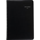 AT-A-GLANCE - Cahier de rendez-vous hebdomadaire 2027 - 8 po H x 4 7/8 po l - noir - bilingue-12 mois avec onglet : janvier 2027 à décembre 2027