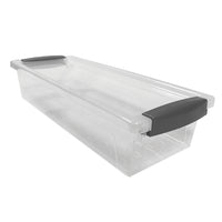 Modern Homes - Bac de rangement - Petit - Transparent-Idéal pour les petits objets