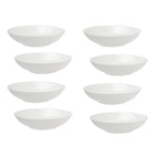 Maxwell & Williams - Bases Blanche Bol de Coupe Ronde - 20 cm - Paquet de 8-Lavage des mains recommandé