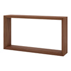 Hudson&Canal - Console Osmond 55" L - Noyer satiné-Le plateau de table a une capacité de poids de 60 lb