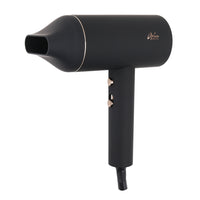 Aria - Sèche-cheveux Compact Luxe - Noir-Puissant et léger : Doté d’un moteur DC haute efficacité de 1875 watts, il sèche les cheveux rapidement tout en restant ultra léger et facile à manier pendant le coiffage
