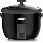 Salton - cocotte à riz automatique et étuveuse - 20 tasses-Panier étuveuse inclus 