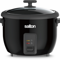 Salton - cocotte à riz automatique et étuveuse - 20 tasses-Panier étuveuse inclus 
