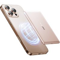 Torras - Batterie externe MiniMag 5000 mAh - Titane du désert-Seulement 0,3 pouce d'épaisseur