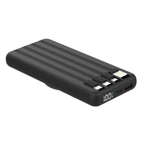 Kopplen - Batterie externe sans fil USB à chargement rapide 10 000 mAh, boîte ouverte-Comprend deux câbles USB-C, un micro-USB et un USB-A pour recharger facilement plusieurs appareils portatifs aux besoins différents