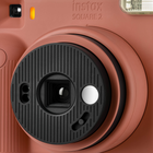 Fujifilm instax SQUARE 2 Instant Camera - Brick Red-Intuitive twist-to-operate controls