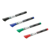 Quartet - Marqueurs à Effacement Sec EnduraGlide - Pointe Fine - 4 Couleurs - Paquet de 4-Les marqueurs à effacement à sec EnduraGlide offrent des couleurs vives et durables pour les tableaux effaçables à sec, la céramique, le verre et les autres surfaces non poreuses