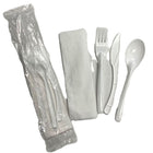 Sanfacon Industries - Kit de Couverts - Paquet de 500-Polypropylene blanc