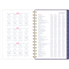 Cambridge - Agenda hebdomadaire/mensuel traits sombres EttaVee 2024-2025 - 5 1/2 po x 8 1/2 po - multicolore - anglais-Une semaine sur deux pages comprenant un espace de planification pour chaque jour, ainsi qu'un espace pour les notes et les objectifs hebdomadaires