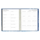Blueline - Agenda Hebdomadaire/Mensuel - 9 1/4 po H x 7 1/4 po l - Motif Celestial - Bilingue-Événements importants