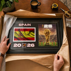 Frameworth - Coupe du Monde FIFA 2026 Officielle Espagne Cadre Drapeau et Trophée - 15 po x 24 po-6