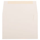 JAM Paper - Enveloppes d'invitation Strathmore A7 - 5,25 po x 7,25 po - Vélin blanc naturel - paquet de 50 (44507I)-Taille : A7 (5,25 x 7,25 pouces)