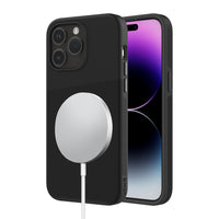 AXS - PROTech Plus PROTech Plus étui compatible magsafe anti-choc avec double couche pour Apple iPhone 15 Pro Max - Noir-Résistant aux chutes jusqu’a 10 pieds