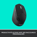 Logitech - Souris sans fil Triathlon M720 multi-dispositif - Noir-Molette de défilement ultra-rapide