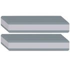 Ashley Productions - ASH10869-24 Guide de lecture à double bande de phrase - 1-1/4" x 7-1/4" - gris - paquet de 24-Suivez facilement l'impression à travers la fenêtre teintée transparente.