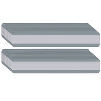 Ashley Productions - ASH10869-24 Guide de lecture à double bande de phrase - 1-1/4" x 7-1/4" - gris - paquet de 24-Suivez facilement l'impression à travers la fenêtre teintée transparente.
