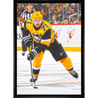 Evgeni Malkin Pittsburgh Penguins Skating sur toile - Toile encadree - 22" x 31"-Impression sur toile de qualité supérieure avec bordures enveloppées
