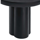 Modway - Caspian Béton rond de 40 po Table à manger, Noir-8