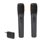 JBL - PartyBox Wireless Mic - Microphones sans fil numériques-Le modèle de prise cardioïde de ces micros délivre un son vocal chaud, clair et net