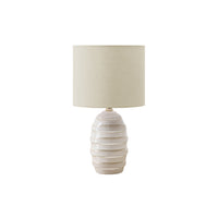 Monarch Specialties - Luminaire - 17 po H Lampe De Table - Céramique Ivoire - Abat-Jour Beige - Contemporain - Moderne-Cette lampe de table de 17 pouces de haut est dotée d'une base chic en céramique ivoire émaillée en forme de ruche allongée et d'un abat-jour beige, ajoutant une touche contemporaine à votre salon, votre chambre ou votre bureau à domicile